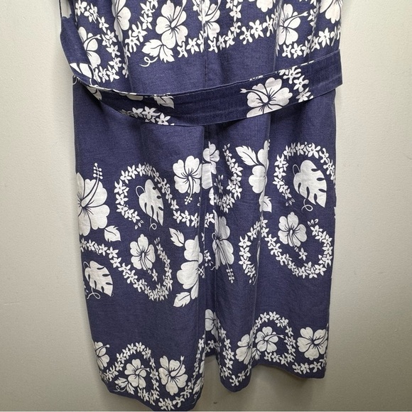 Vintage Pennington's 100% Cotton LIghtweight Floral Belted Dress Size X - Picture 6 of 12